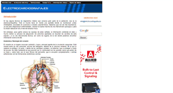 Desktop Screenshot of electrocardiografia.es